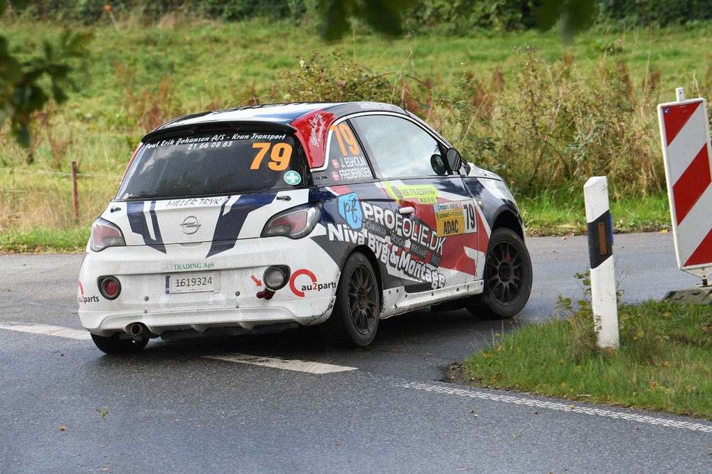 Jacob Egholm og Anders Frederiksen havde fart på og vandt syv ud af 10 hastighedsprøver i Cimbern Rallye
(Foto: specialpress@gmail.com)